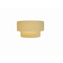 Justice Design Group Ambiance 6" Tall Wall Sconce Muted Yellow