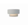 Justice Design Group Ambiance 6" Tall Wall Sconce Gloss White