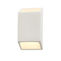 Justice Design Group Ambiance 2 Light 10" Tall LED Wall Sconce Bisque