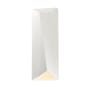 Justice Design Group Ambiance 22" Tall LED Outdoor Wall Sconce White Crackle