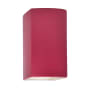 Justice Design Group Ambiance 2 Light 10" Tall LED Outdoor Wall Sconce Cerise