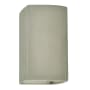 Justice Design Group Ambiance 14" Tall Rectangular Closed Top LED ADA Wall Sconce Celadon Green Crackle