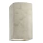 Justice Design Group Ambiance 14" Tall Rectangular Closed Top LED ADA Wall Sconce Antique Patina