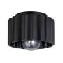 Justice Design Group Radiance 8" Wide Flush Mount Drum Ceiling Fixture Carbon Matte Black