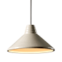 Justice Design Group Radiance 15" Wide LED Pendant with White Crackled Ceramic Shade Brushed Nickel