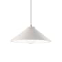 Justice Design Group Radiance 12" Wide Pendant with a Ceramic Bisque Shade Polished Chrome