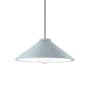 Justice Design Group Radiance 12" Wide LED Pendant with Black Cord and Concrete Shade Concrete / Brushed Nickel