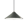 Justice Design Group Radiance 12" Wide LED Pendant with a Ceramic Pewter Green Shade Dark Bronze