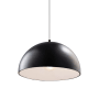 Justice Design Group Radiance 13" Wide Pendant with a Ceramic Carbon Matte Black Shade Dark Bronze