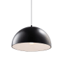 Justice Design Group Radiance 13" Wide Pendant with a Ceramic Carbon Matte Black Shade Matte Black