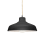 Justice Design Group Radiance 12" Wide Pendant with a Ceramic Gloss Black and White Shade Brushed Nickel