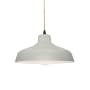 Justice Design Group Radiance 12" Wide Pendant with a Ceramic Matte White Shade Matte Black