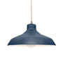 Justice Design Group Radiance 14" Wide Pendant with a Ceramic Midnight Sky Shade Antique Brass