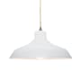 Justice Design Group Radiance 14" Wide Pendant with a Ceramic Gloss White Shade Brushed Nickel