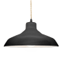Justice Design Group Radiance 16" Wide LED Pendant with a Ceramic Gloss Black Shade Matte Black