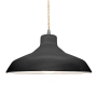 Justice Design Group Radiance 16" Wide LED Pendant with a Ceramic Gloss Black Shade Brushed Nickel
