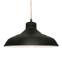 Justice Design Group Radiance 16" Wide LED Pendant with a Ceramic Carbon Matte Black Shade Matte Black