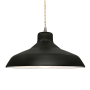 Justice Design Group Radiance 16" Wide LED Pendant with a Ceramic Carbon Matte Black Shade Brushed Nickel