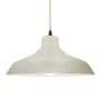 Justice Design Group Radiance 16" Wide Pendant with a Ceramic White Crackle Shade Matte Black