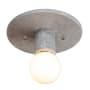 Justice Design Group Radiance 6" Tall Flush Mount Ceiling Fixture Concrete