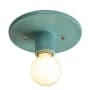 Justice Design Group Radiance 6" Tall Flush Mount Ceiling Fixture Reflecting Pool