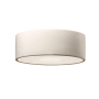 Justice Design Group Radiance 8" Wide Flush Mount Drum Ceiling Fixture Bisque
