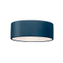 Justice Design Group Radiance 8" Wide Flush Mount Drum Ceiling Fixture Midnight Sky