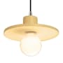 Justice Design Group Radiance 8" Wide Mini Pendant Brushed Nickel