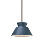 Justice Design Group Radiance 11" Wide LED Pendant Midnight Sky / Dark Bronze