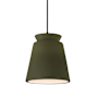 Justice Design Group Radiance 8" Wide Mini Pendant Matte Black
