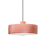 Justice Design Group Radiance 12" Wide Pendant with Gloss Blush Ceramic Shade Polished Chrome