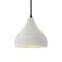 Justice Design Group Radiance 8" Wide LED Mini Pendant with a Ceramic Matte White Shade Matte Black