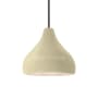 Justice Design Group Radiance 8" Wide Mini Pendant with a Ceramic Vanilla Gloss Shade Brushed Nickel