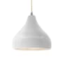 Justice Design Group Radiance 12" Wide Pendant with Twisted Beige Cord and Bisque Shade Brushed Nickel / Bisque