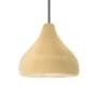 Justice Design Group Radiance 12" Wide LED Pendant with a Ceramic Muted Yellow Shade Brushed Nickel