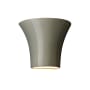Justice Design Group Ambiance 2 Light 7" Tall LED Wall Sconce - Bulb Included Celadon Green Crackle