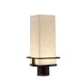 Justice Design Group Clouds 16" Tall LED Outdoor Single Head Post Light Dark Bronze