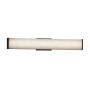 Justice Design Group Clouds Single Light 28-1/2" Wide Integrated 3000K LED Bath Bar with Off-White Clouds Resin Shade - ADA Compliant Matte Black