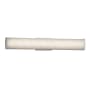Justice Design Group Clouds Single Light 28-1/2" Wide Integrated 3000K LED Bath Bar with Off-White Clouds Resin Shade - ADA Compliant Brushed Nickel