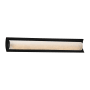Justice Design Group Clouds 30" Lineate 1 Light LED ADA Compliant Bath Bar Matte Black