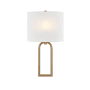 Justice Design Group Oslo 18" Tall Wall Sconce Brushed Brass / White
