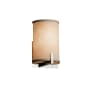 Justice Design Group Textile 5.5" Century 1 Light ADA Compliant Wall Sconce Polished Chrome