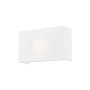 Justice Design Group 8" Tall Wall Sconce White