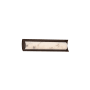 Justice Design Group LumenAria 21.5" Lineate 1 Light LED ADA Compliant Bath Bar Dark Bronze