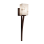 Justice Design Group LumenAria 4.5" Sabre 1 Light LED Wall Sconce Dark Bronze