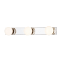Justice Design Group Luna 3 Light 23" Wide LED Vanity Strip - Bulb Included Polished Chrome