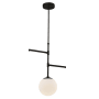 Justice Design Group Fusion 3 Light 22" Wide LED Pendant Matte Black
