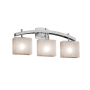 Justice Design Group Fusion 25.5" Archway 3 Light Vanity Light Brushed Nickel
