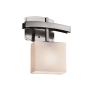Justice Design Group Fusion 9" Archway 1 Light ADA Compliant Wall Sconce Brushed Nickel