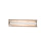 Justice Design Group Fusion 21" ADA Approved LED Contour Bath Bar Polished Chrome